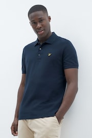 Lyle & Scott Navy Classic Polo Shirt - Image 1 of 5