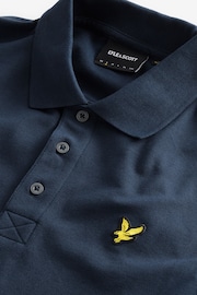 Lyle & Scott Navy Classic Polo Shirt - Image 4 of 5