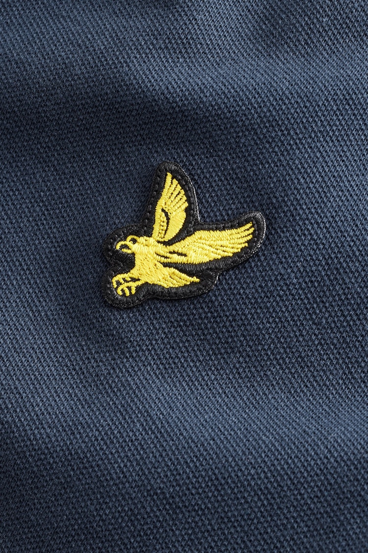 Lyle & Scott Navy Classic Polo Shirt - Image 5 of 5