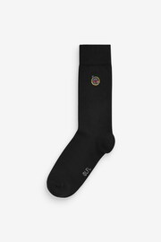 Black 4 Pack Star Wars Mandalorian Embroidered Socks - Image 3 of 6