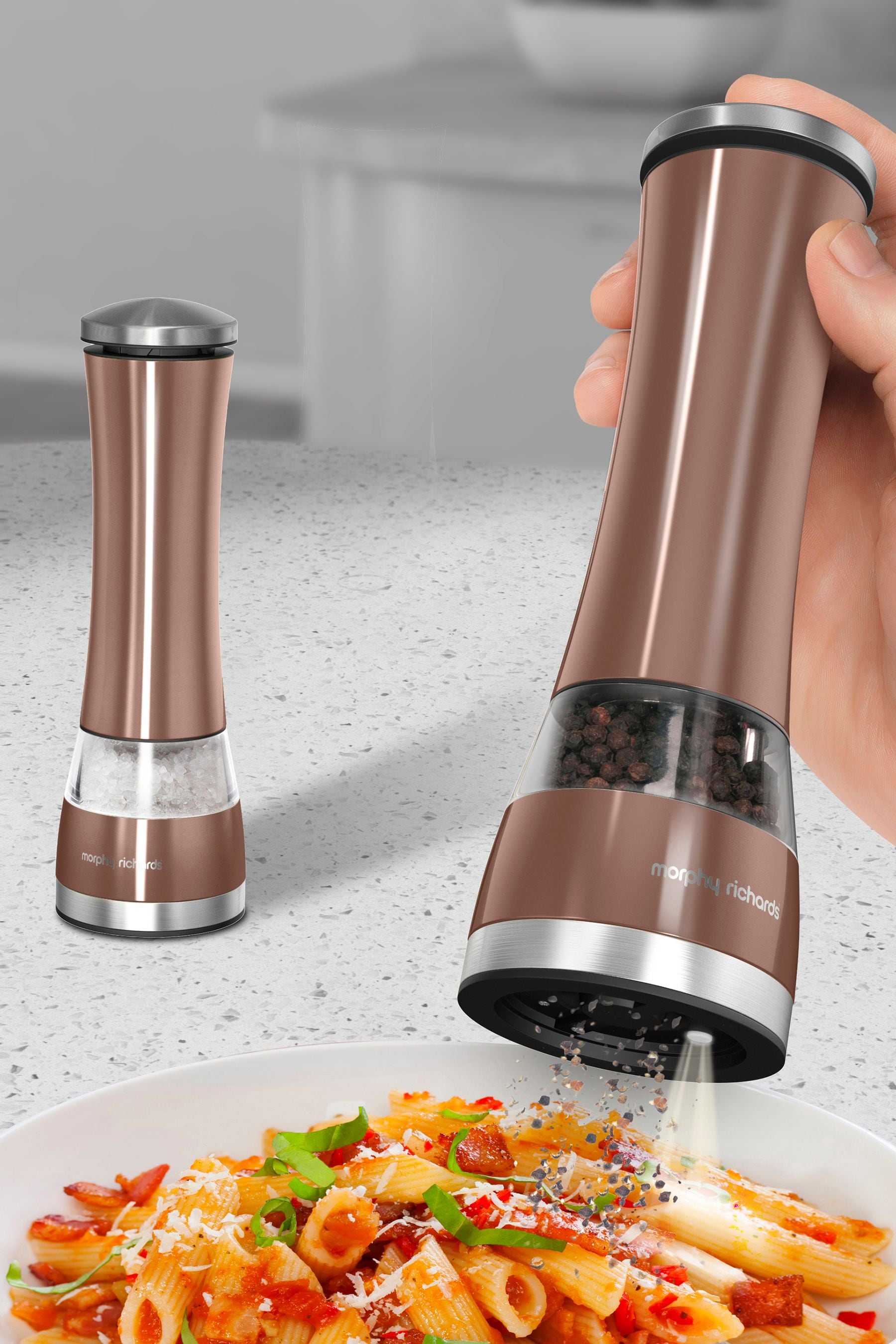 Buy Morphy Richards Bronze Electronic Salt Pepper Mill from the Next UK online shop