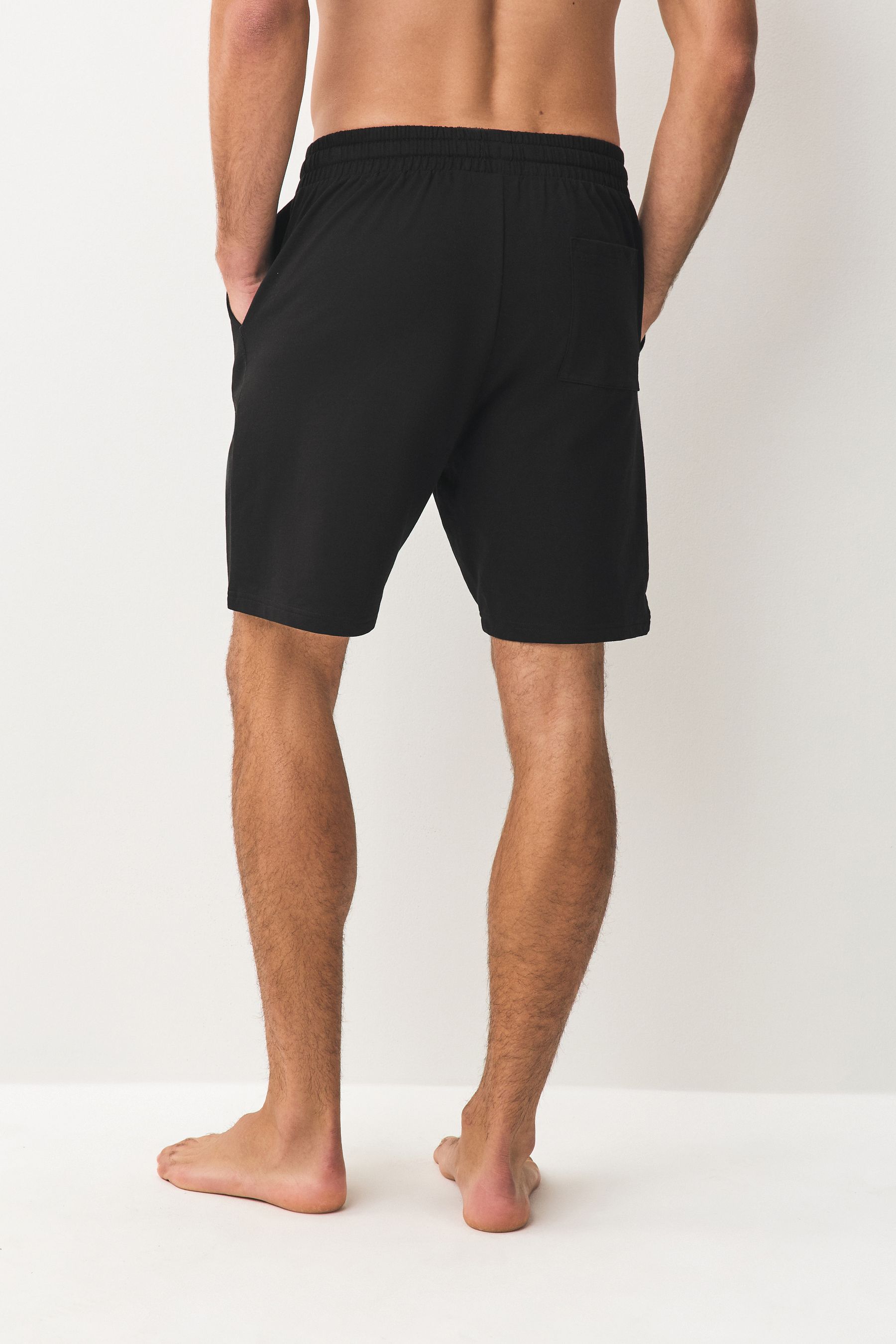 Buy Black Navy Blue Lightweight Joggers Shorts 2 Pack from Next United Arab Emirates