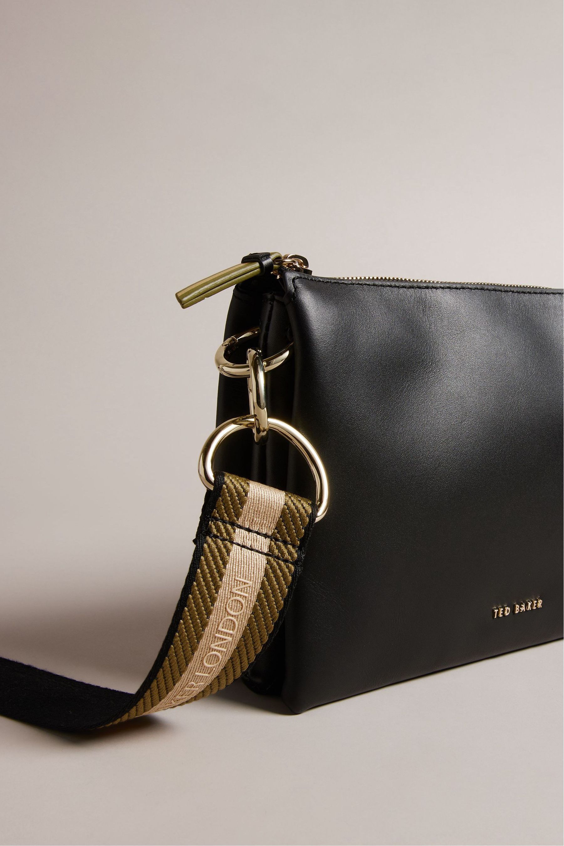 Buy Ted Baker Black Branded Webbing Darceyy Cross Body Bag from Next Luxembourg
