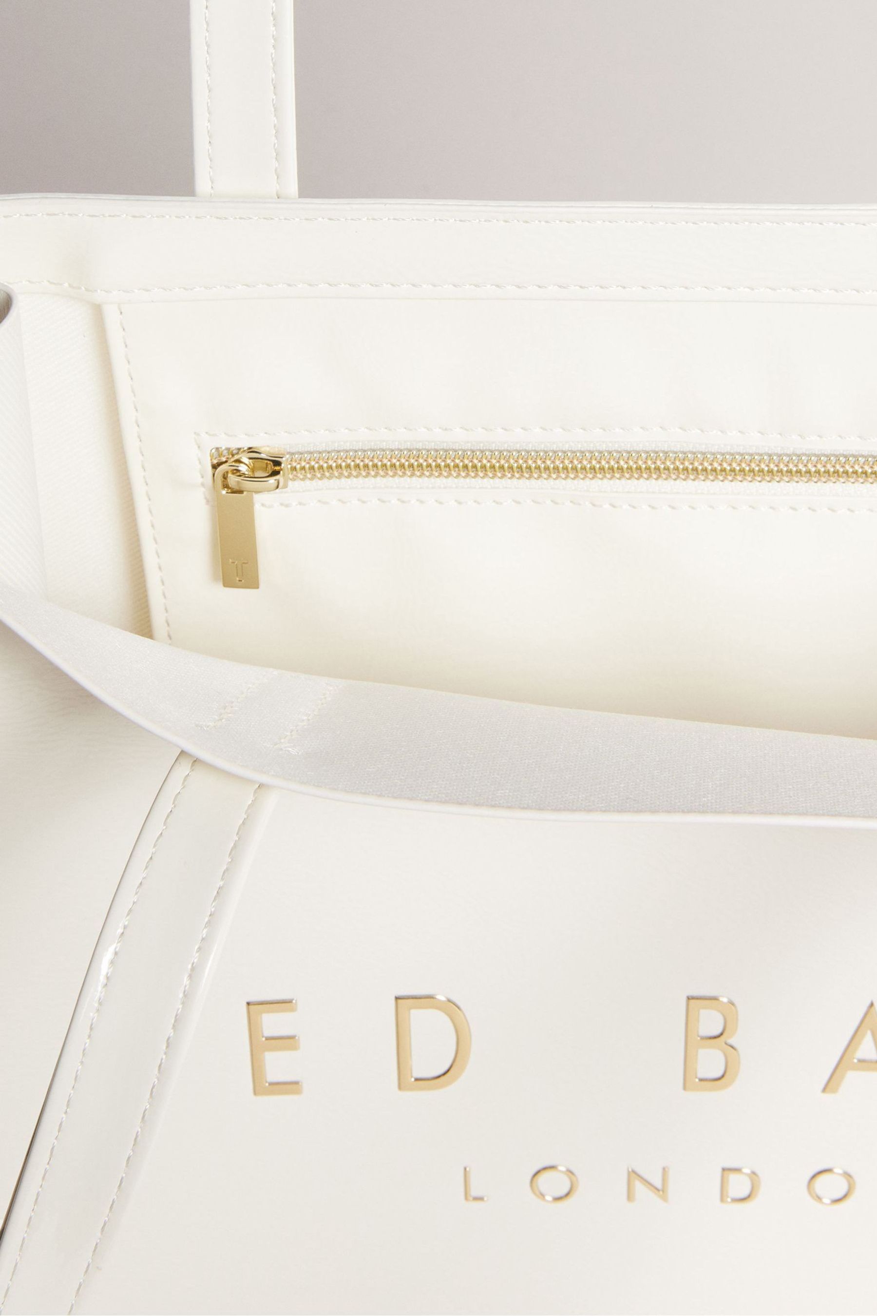 Buy Ted Baker Cream Crinkon Crinkle Large Icon Bag from Next Ireland
