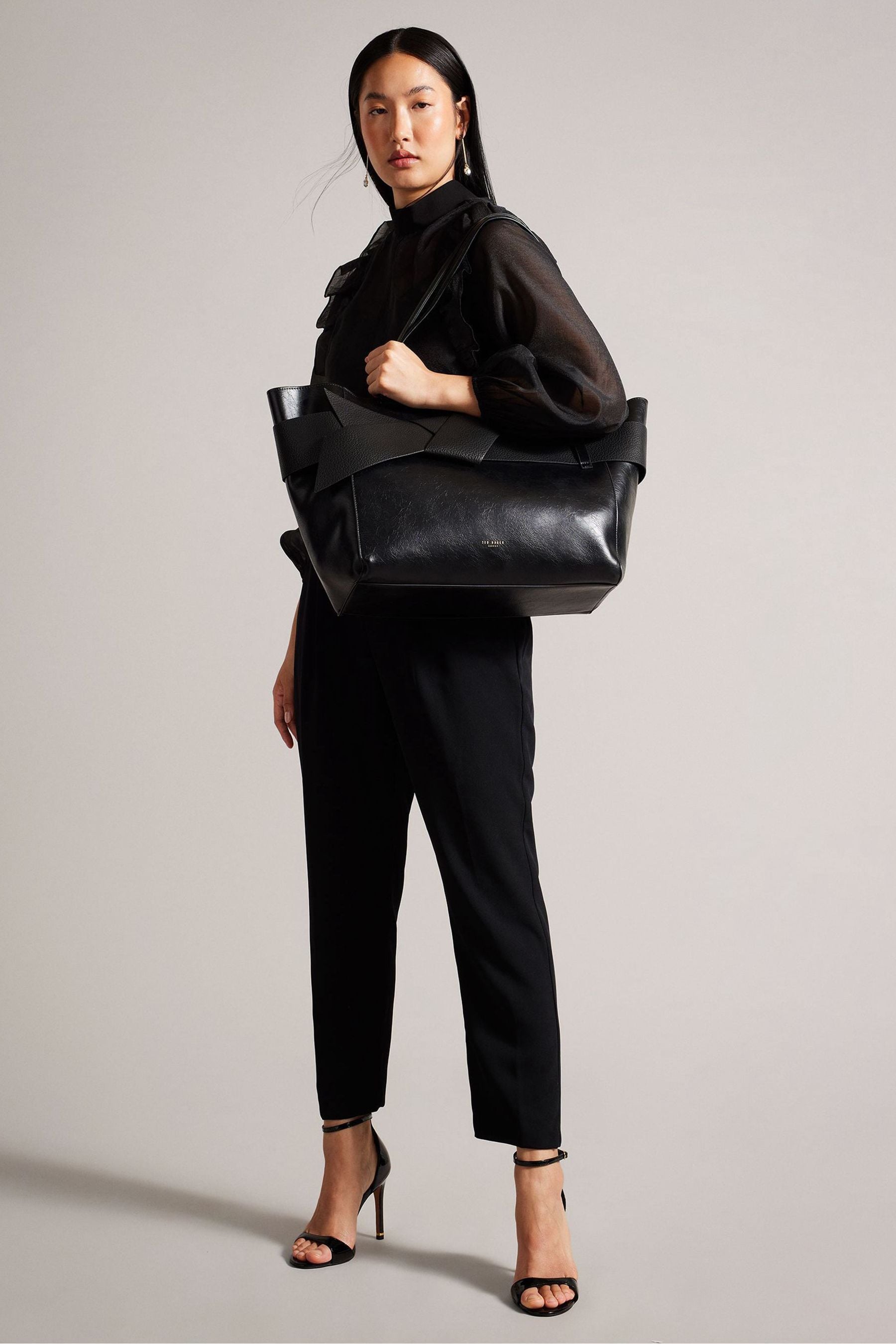 Ted baker faux leather bag top