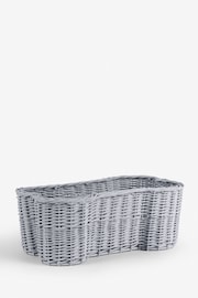 Grey Bone Shaped Pet Storage Basket - Image 3 of 4