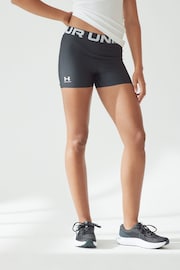 Under Armour Black Womens Heat Gear HG Authentics 8 Inches Shorts - Image 1 of 6