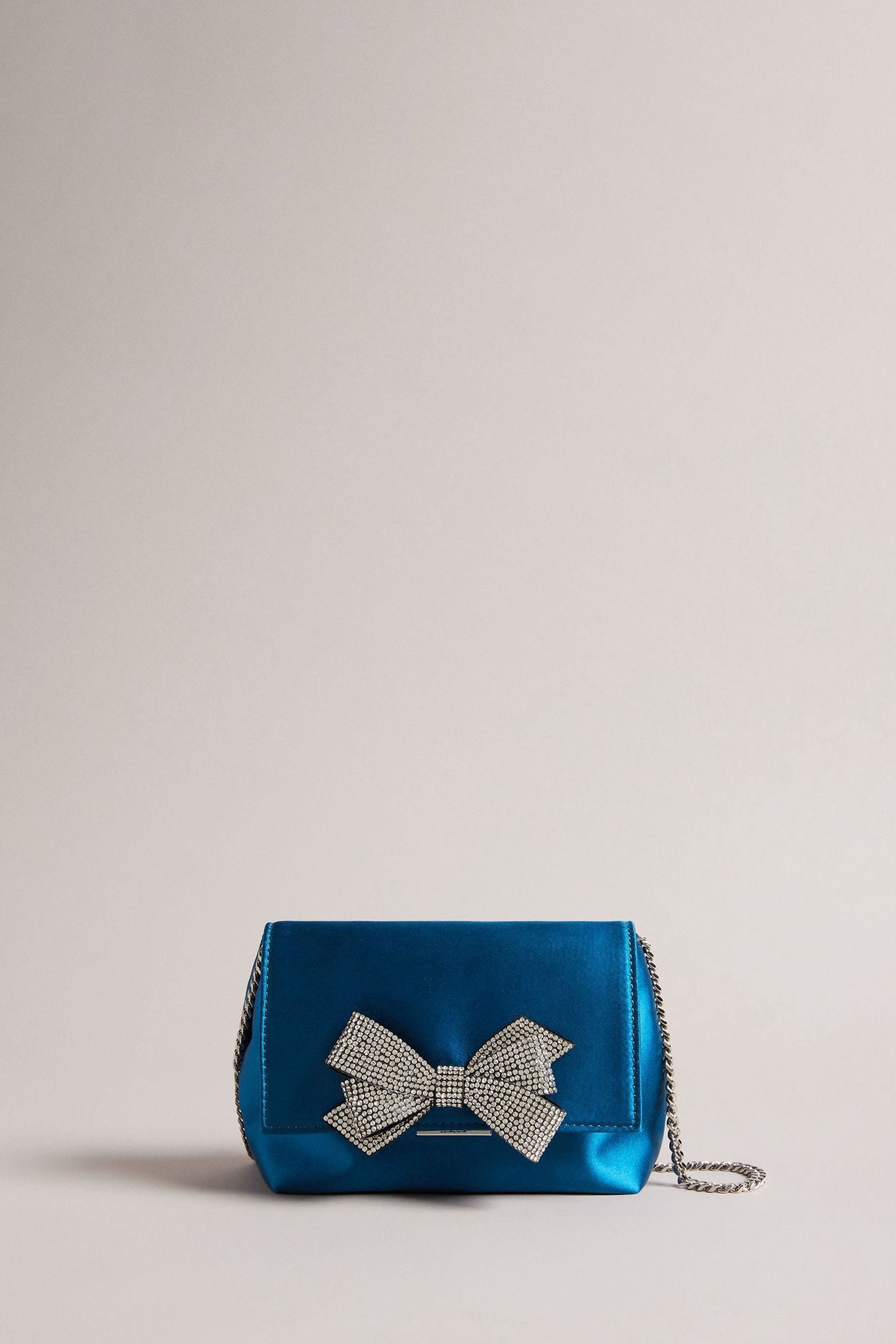 Ted baker blue velvet bag hotsell