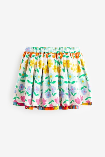 Little Bird by Jools Oliver Multi Reversible Floral Mini Skirt