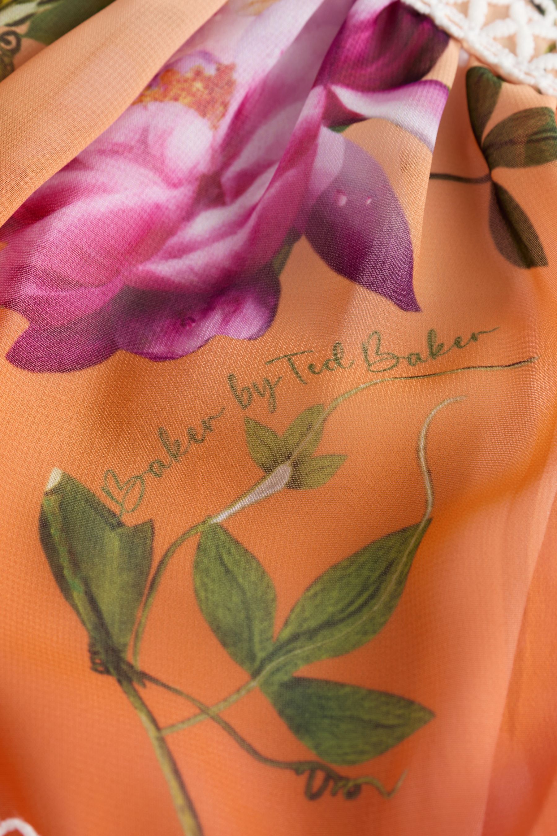 Buy Baker by Ted Baker Multi Ombre Chiffon Dress from Next Luxembourg