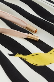 Rockett St George Black/White Stripe Banana Print Viscose Cami and Shorts Set - Image 7 of 7