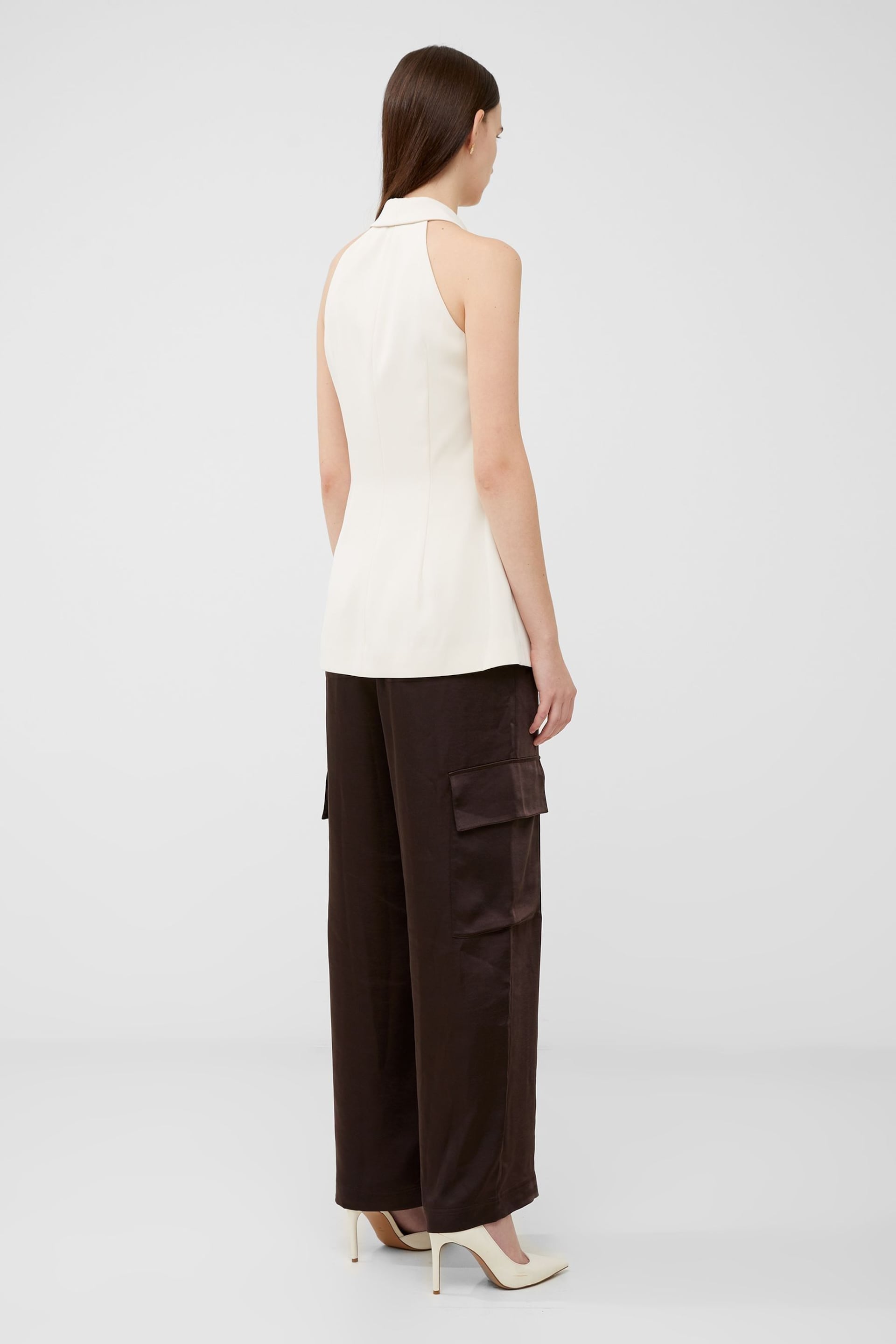 French Connection Harrie Halter Nk Waistcoat - Image 2 of 4