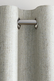 Natural Textured Fleck Eyelet Blackout/Thermal Curtains - Image 5 of 7