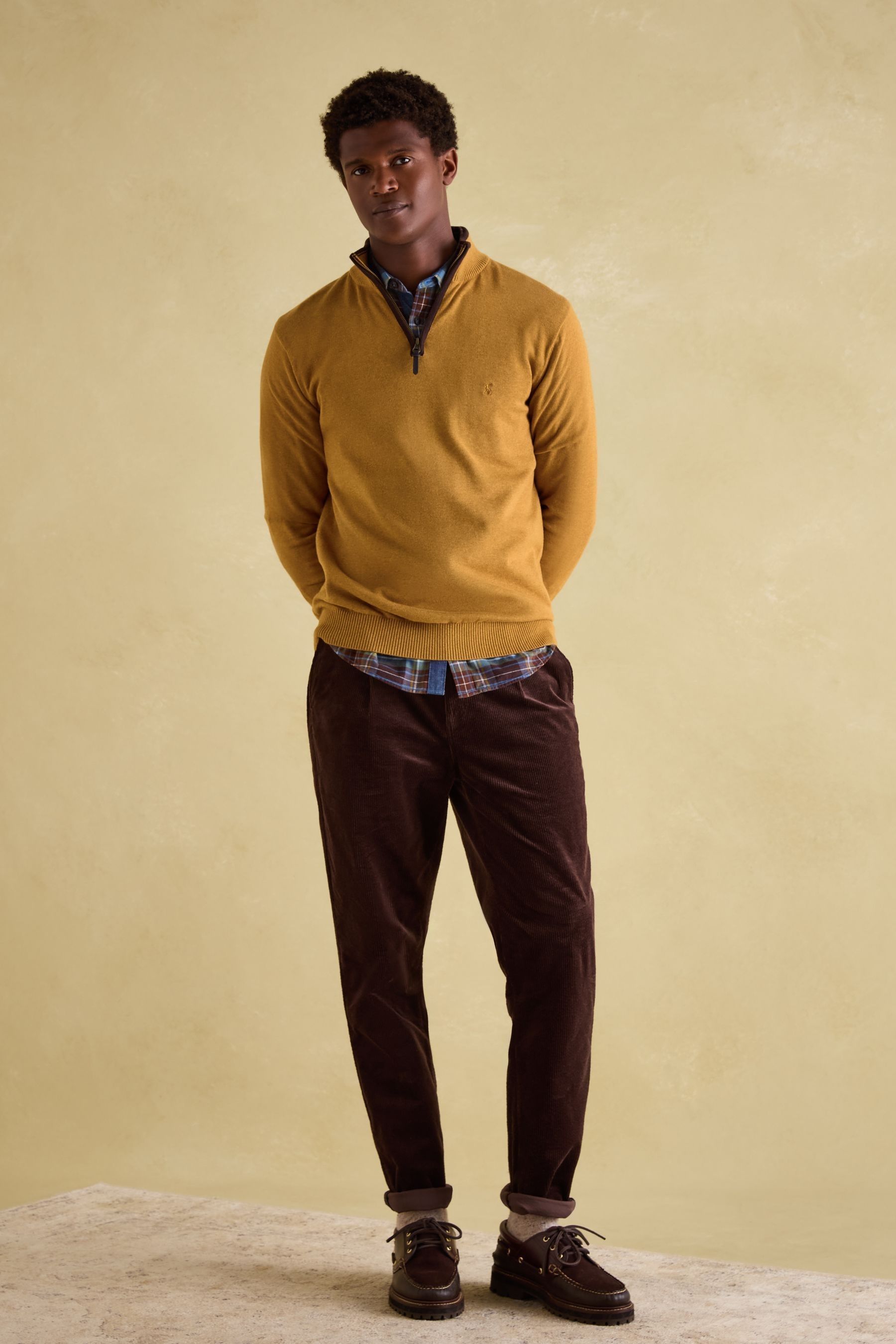 Joules zip back jumper online