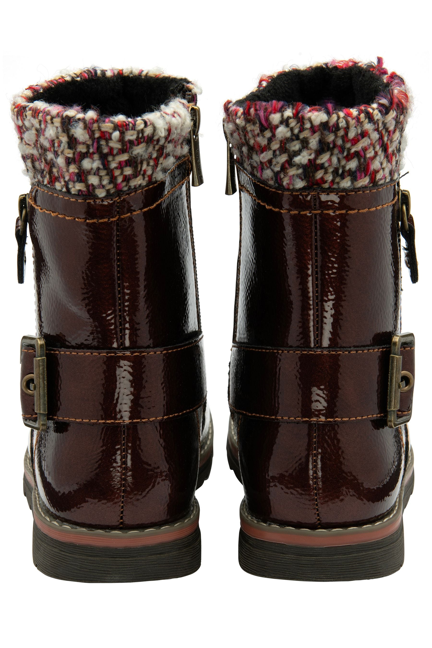 Buy Lotus Brown Flat Zip Up Ankle Boots from the Next UK online shop