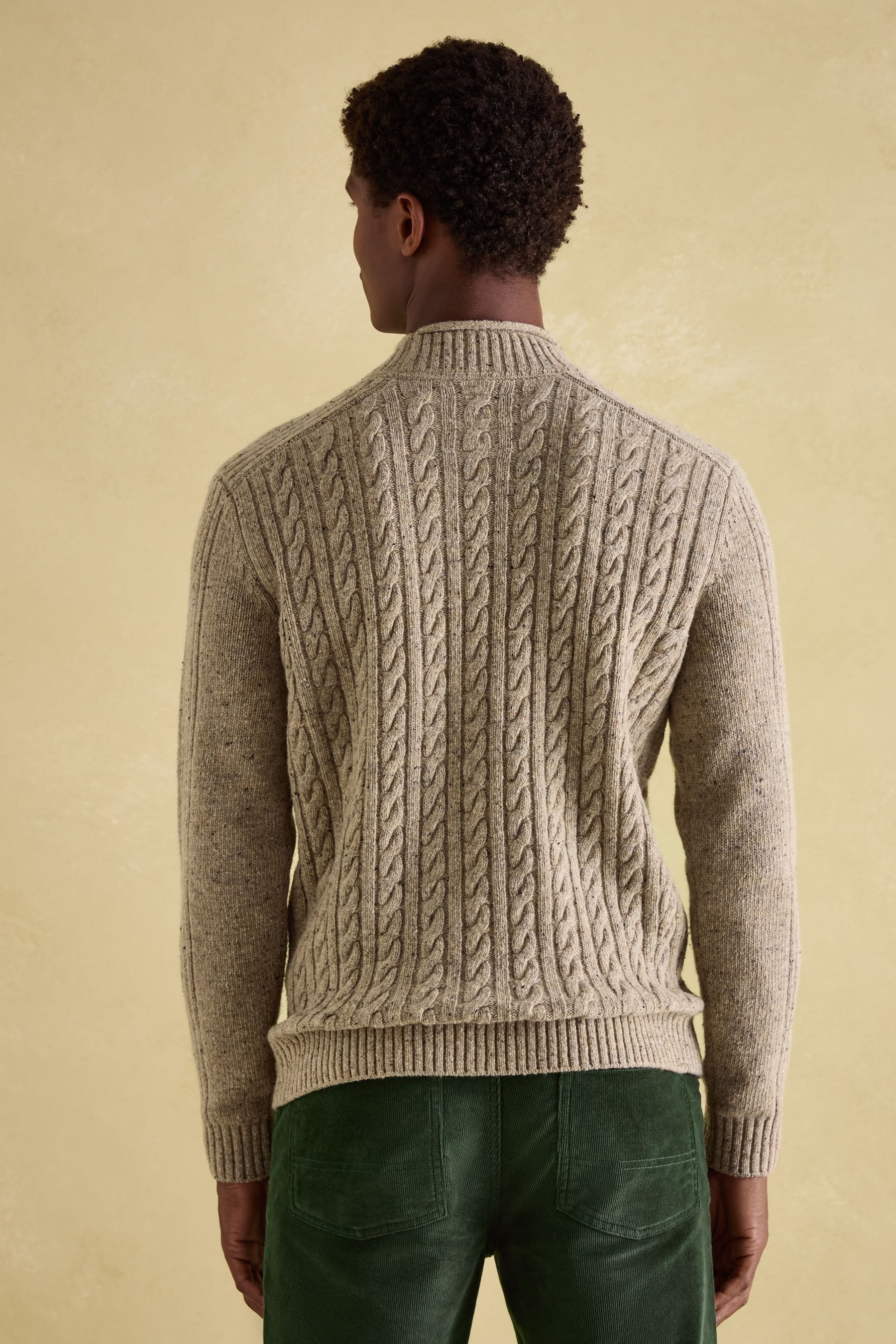 Cream wool jumper sale