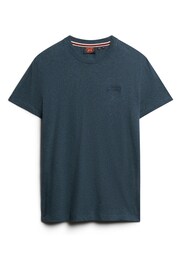 Superdry Blue Vintage Logo Embroided T-Shirt - Image 4 of 6