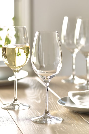 Clear Nova Wine Glasses Set of 4 White Wine Glasses