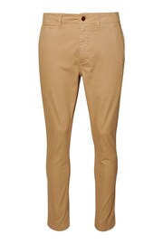 Superdry Brown Slim Officers Chinos Trousers - Image 7 of 7