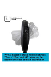 Black & Decker White 16 Inch High Velocity Power Stand Fan - Image 7 of 8
