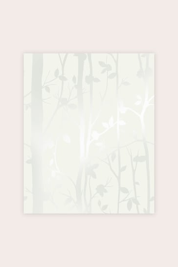 Laura Ashley White Cottonwood Pearlescent Wallpaper Wallpaper