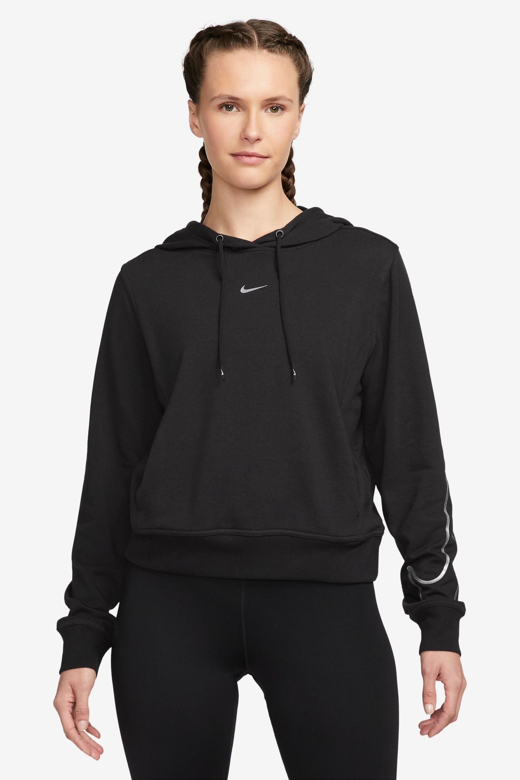Metallic nike hoodie top