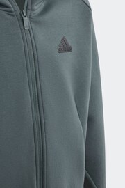 adidas Charcoal Grey Hoodie - Image 3 of 5