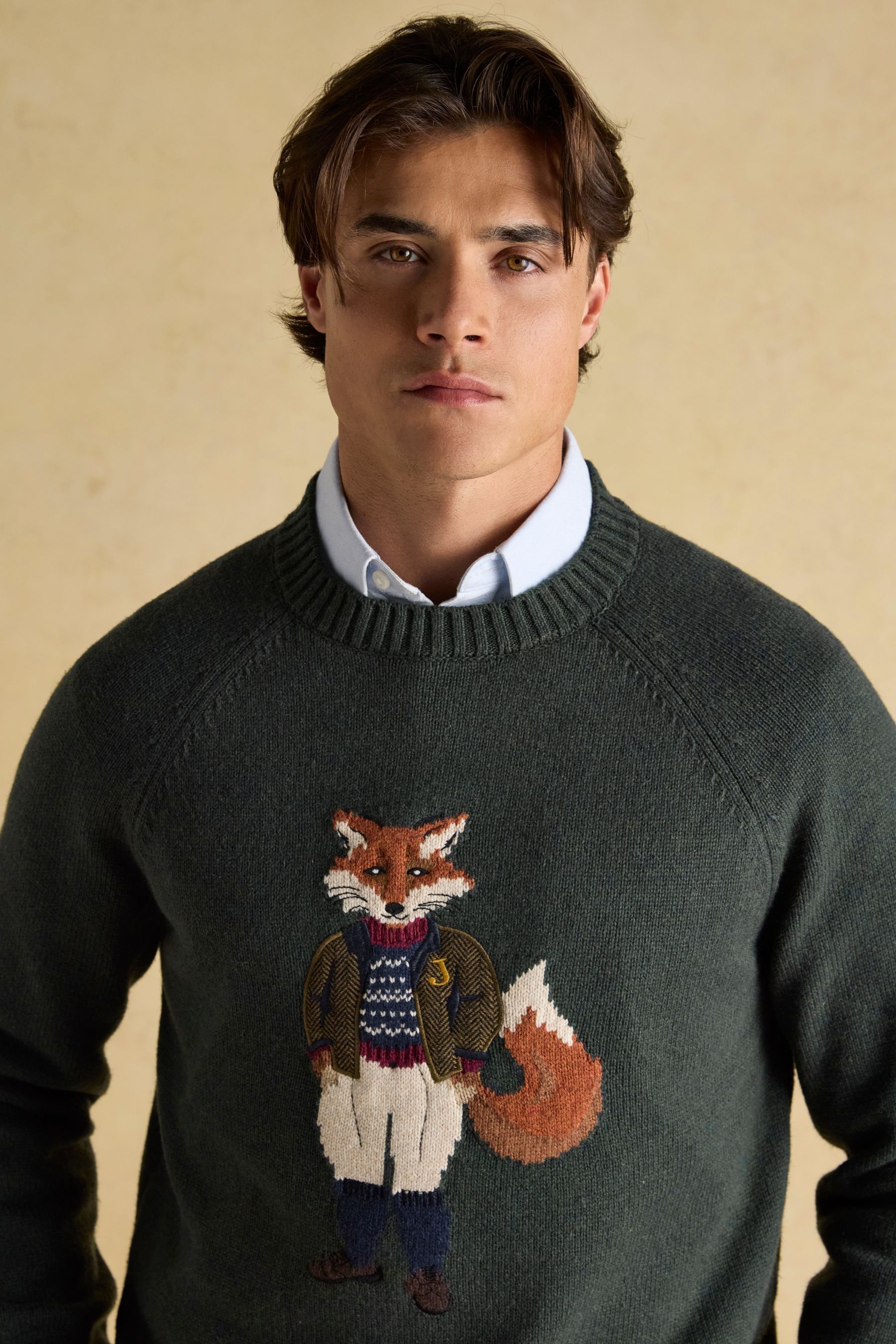 Joules christmas fox jumper new arrivals