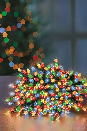 Premier Decorations Ltd Multi Super Bright Timer 1000 Christmas Line Lights