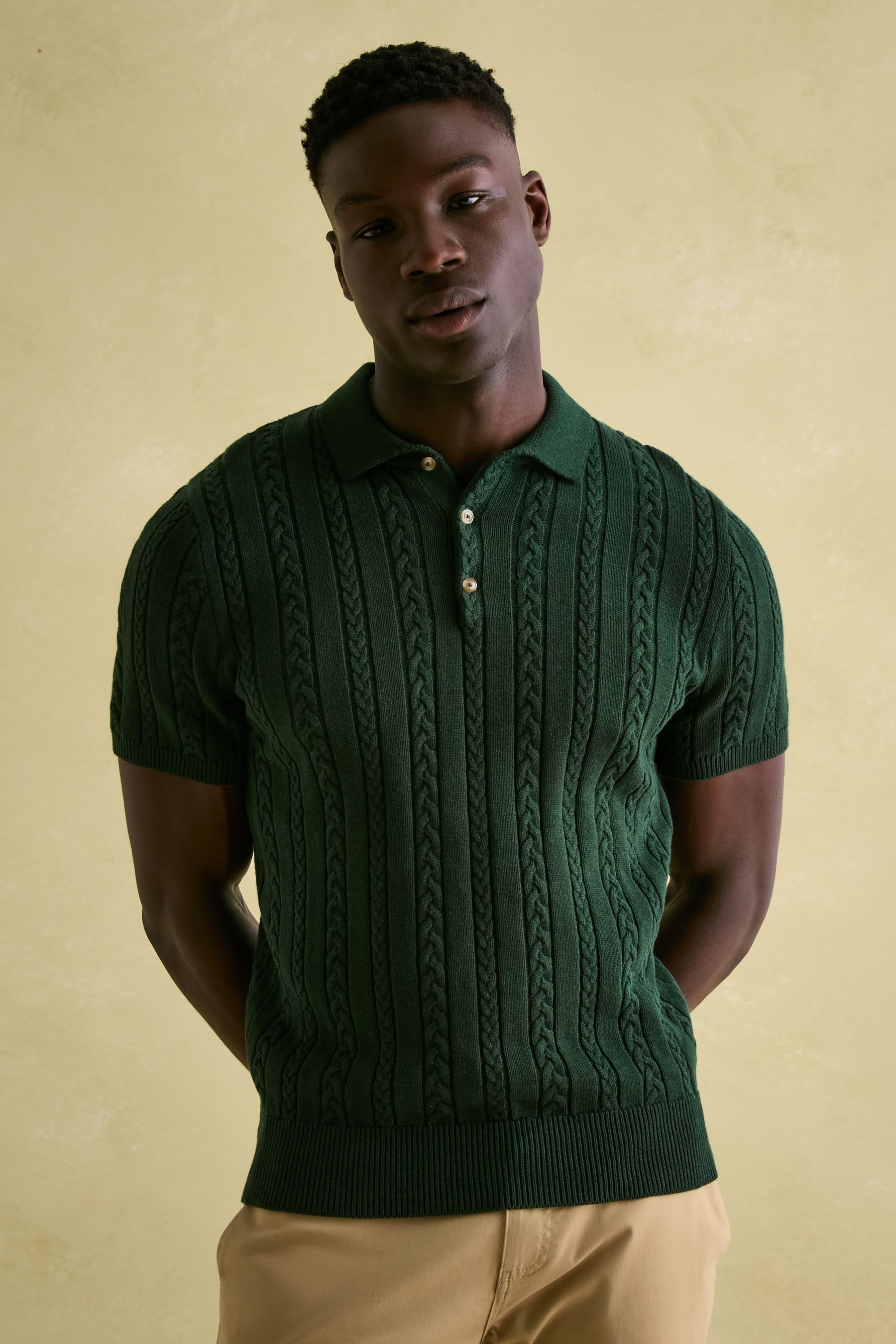 Green polo dress shirt hotsell
