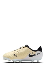 Nike Yellow Jr. Tiempo Legend 10 Academy Multi Ground Football Boots - Image 4 of 11