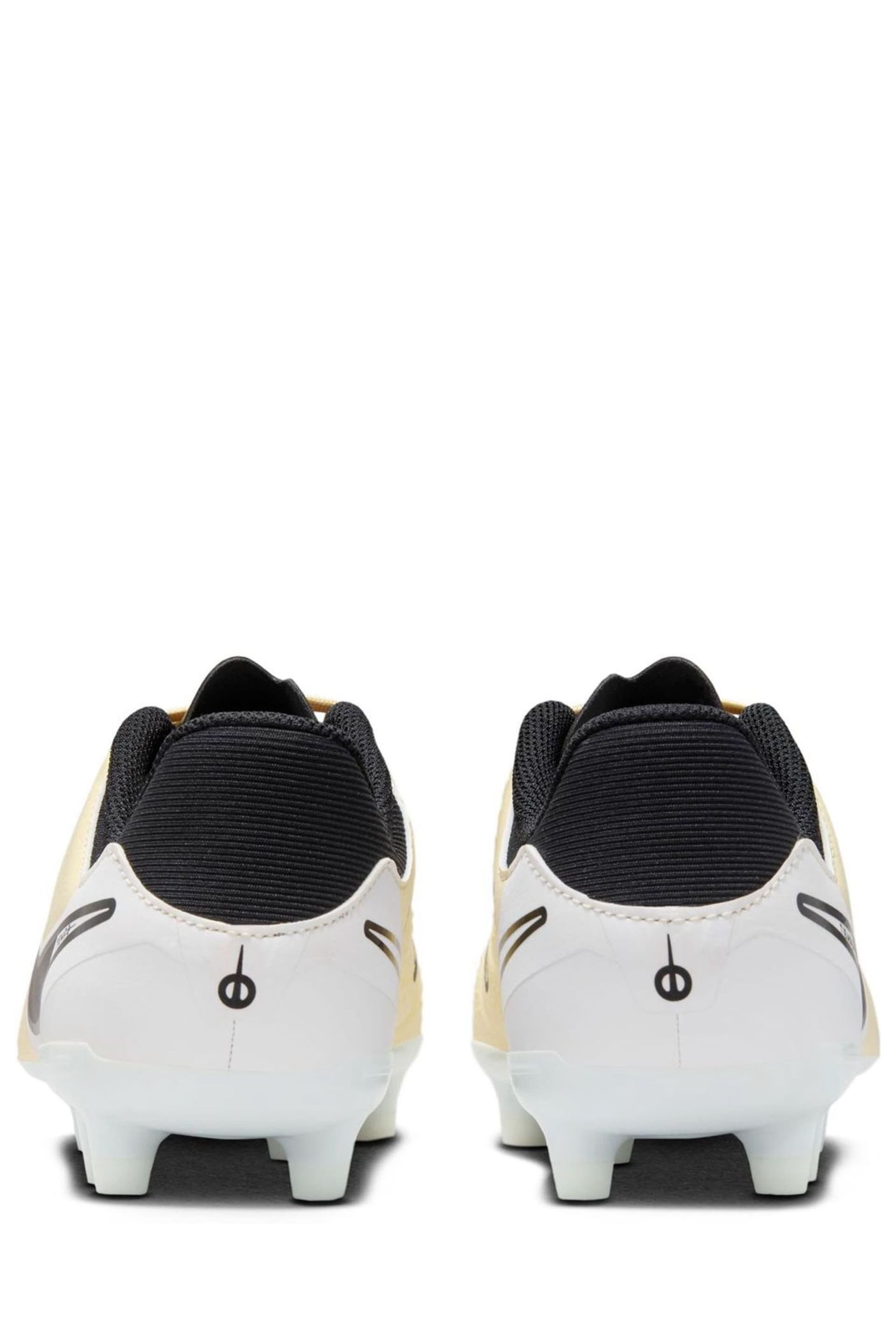 Nike Yellow Jr. Tiempo Legend 10 Academy Multi Ground Football Boots - Image 6 of 11