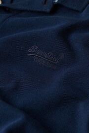 Superdry Dark Blue Vintage Destroy Polo Shirt - Image 6 of 6