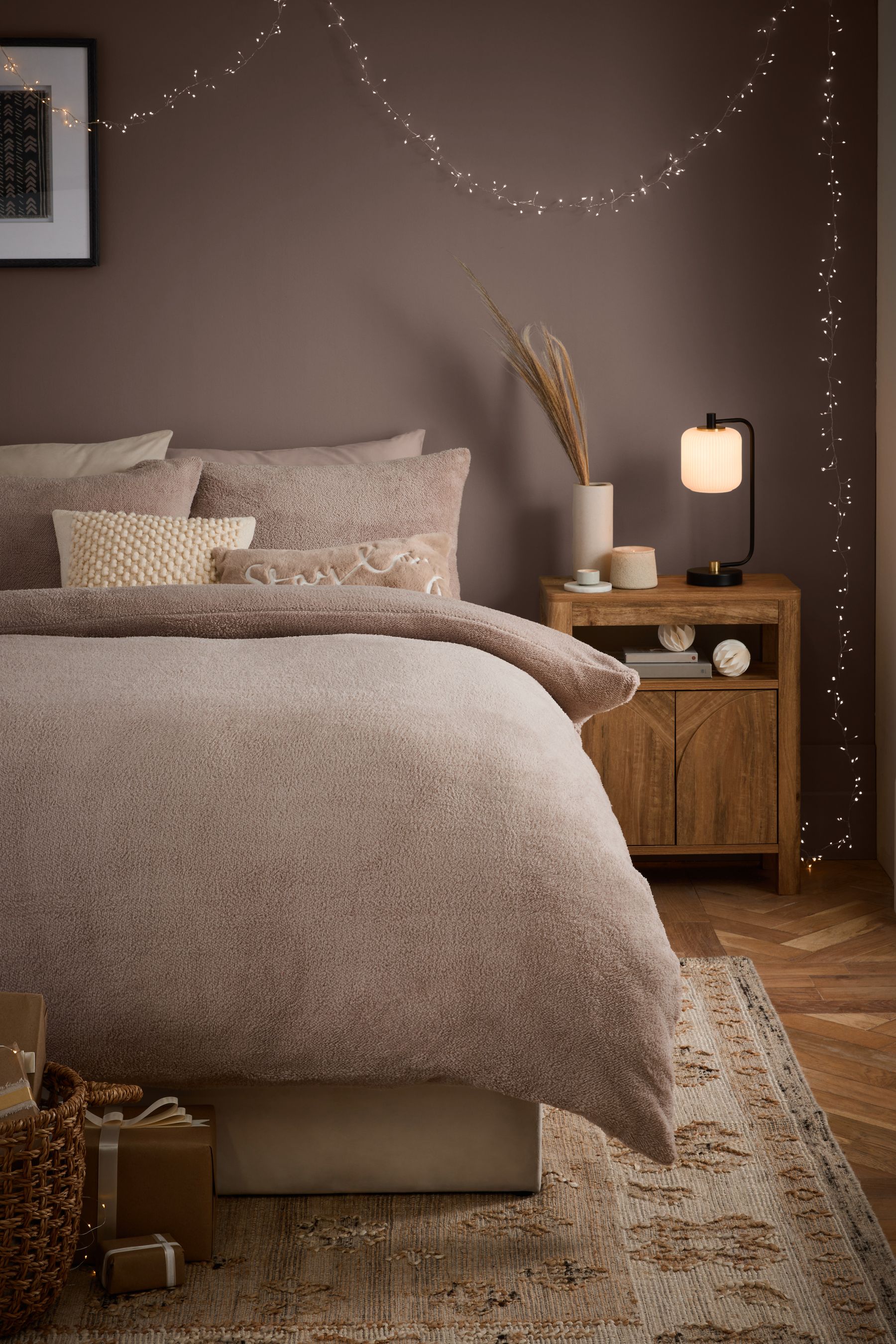 Buy Natural Soft Teddy Fleece Duvet Cover and Pillowcase Set from Next Luxembourg