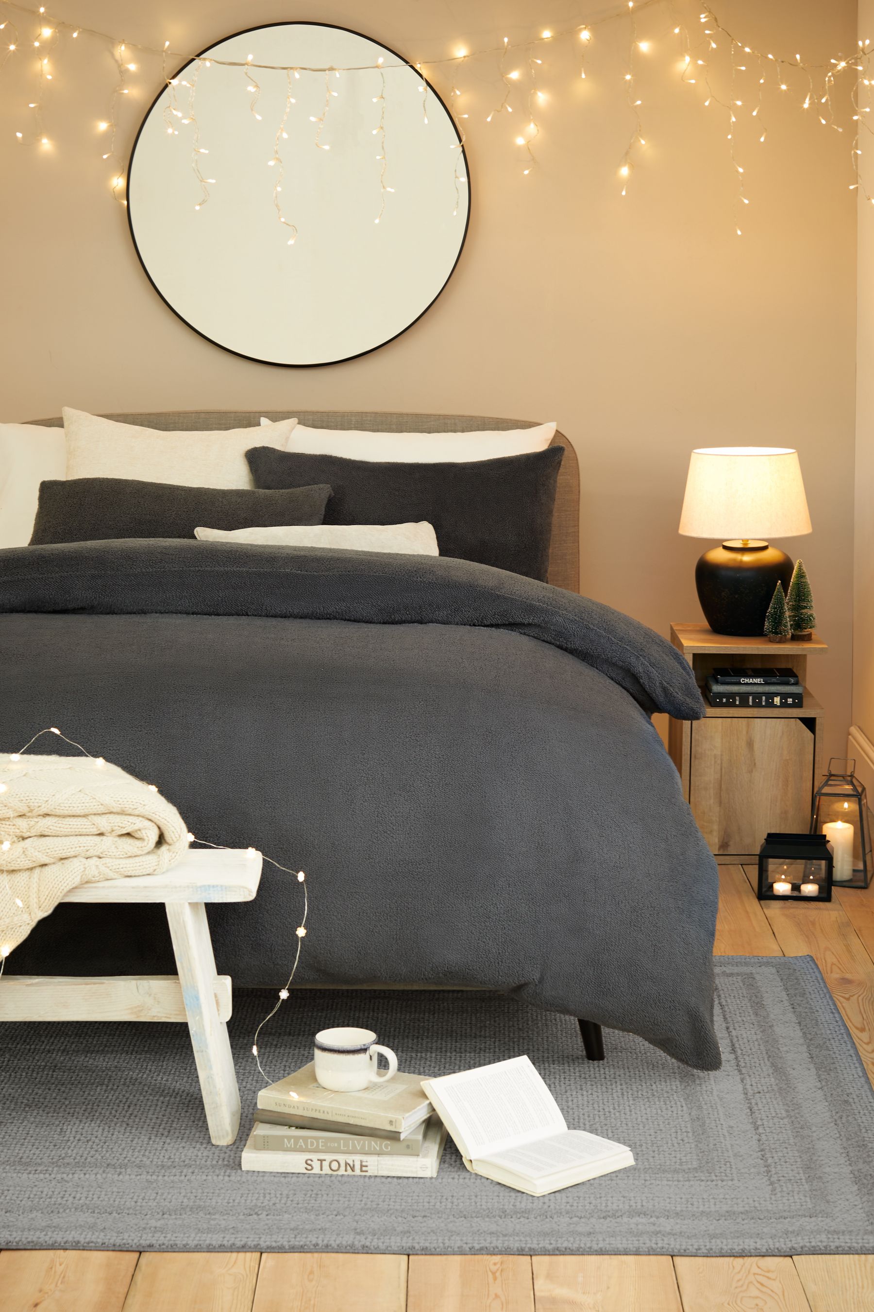 Cosy fleece duvet cover and pillowcase set online