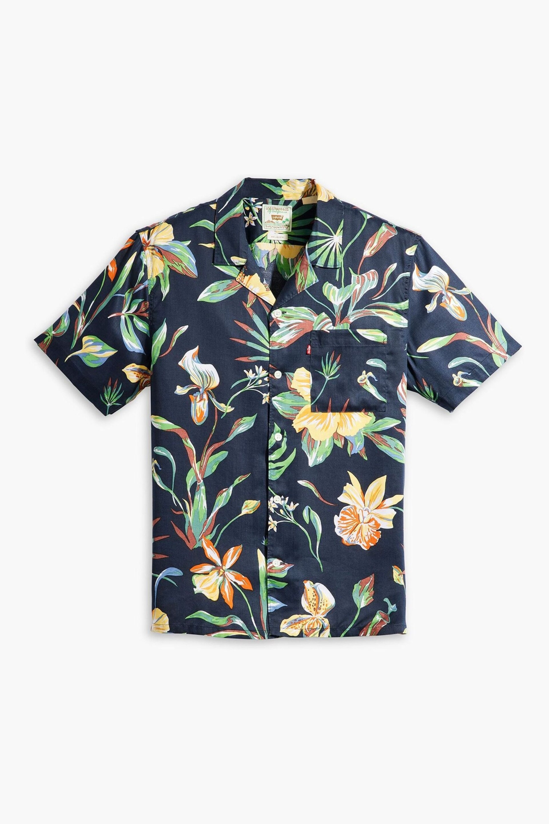 Levi's® Nepenthe Floral Navy Sunset Camp Shirt - Image 1 of 3