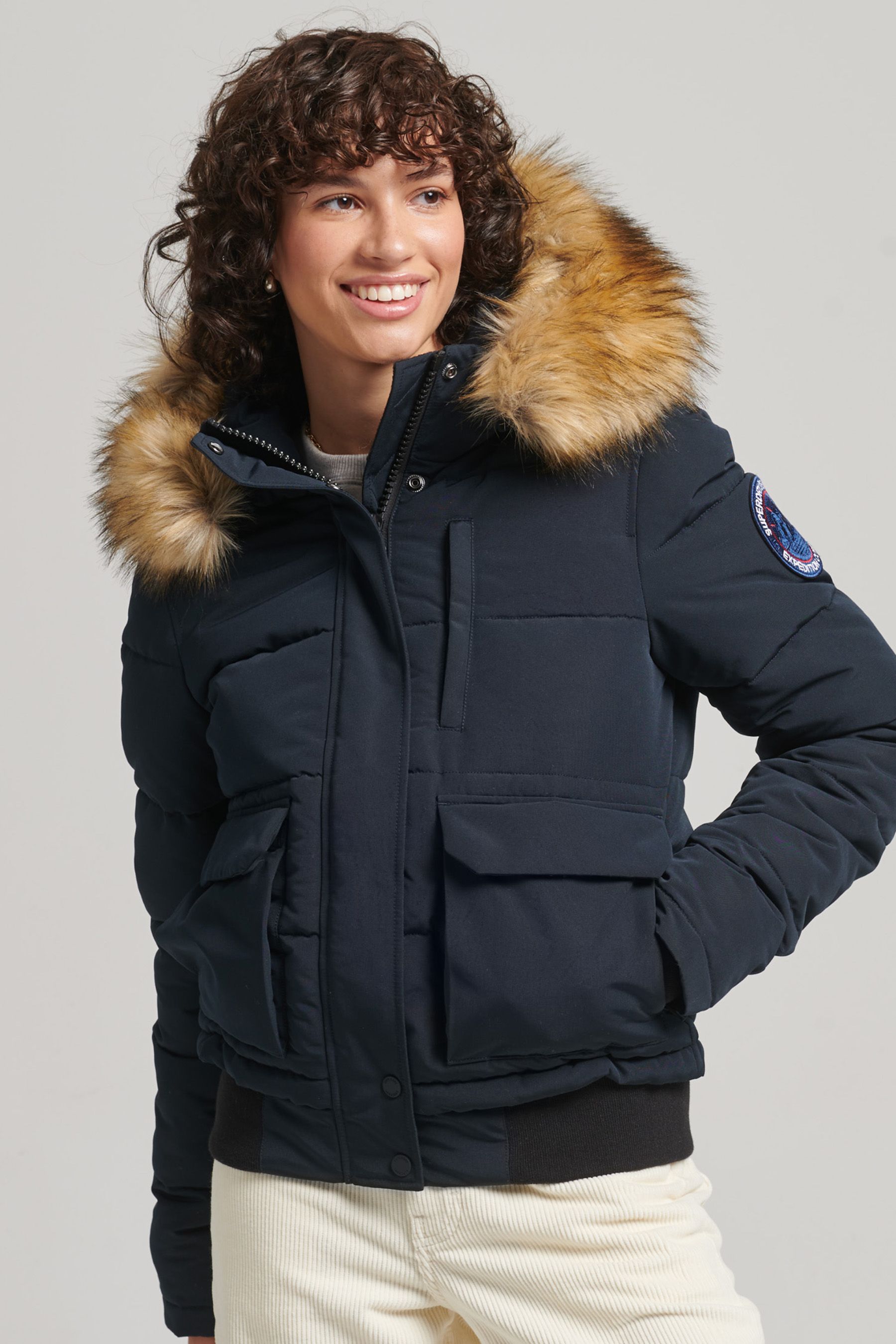 Buy Superdry Blue Everest Bomber Jacket from Next Malta