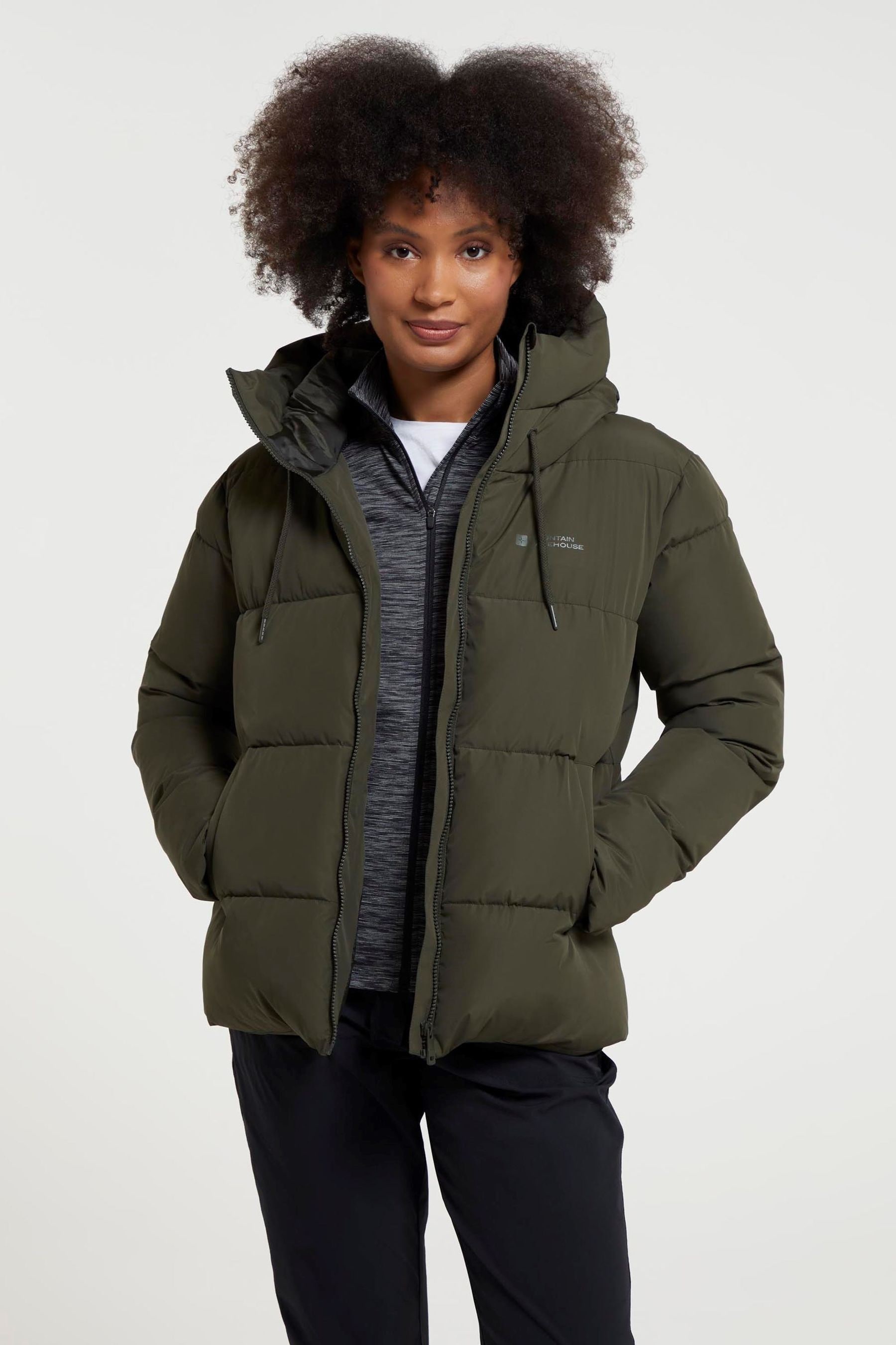Buy Mountain Warehouse Green Womens Toasty Short Padded Thermal Jacket from the Next UK online shop