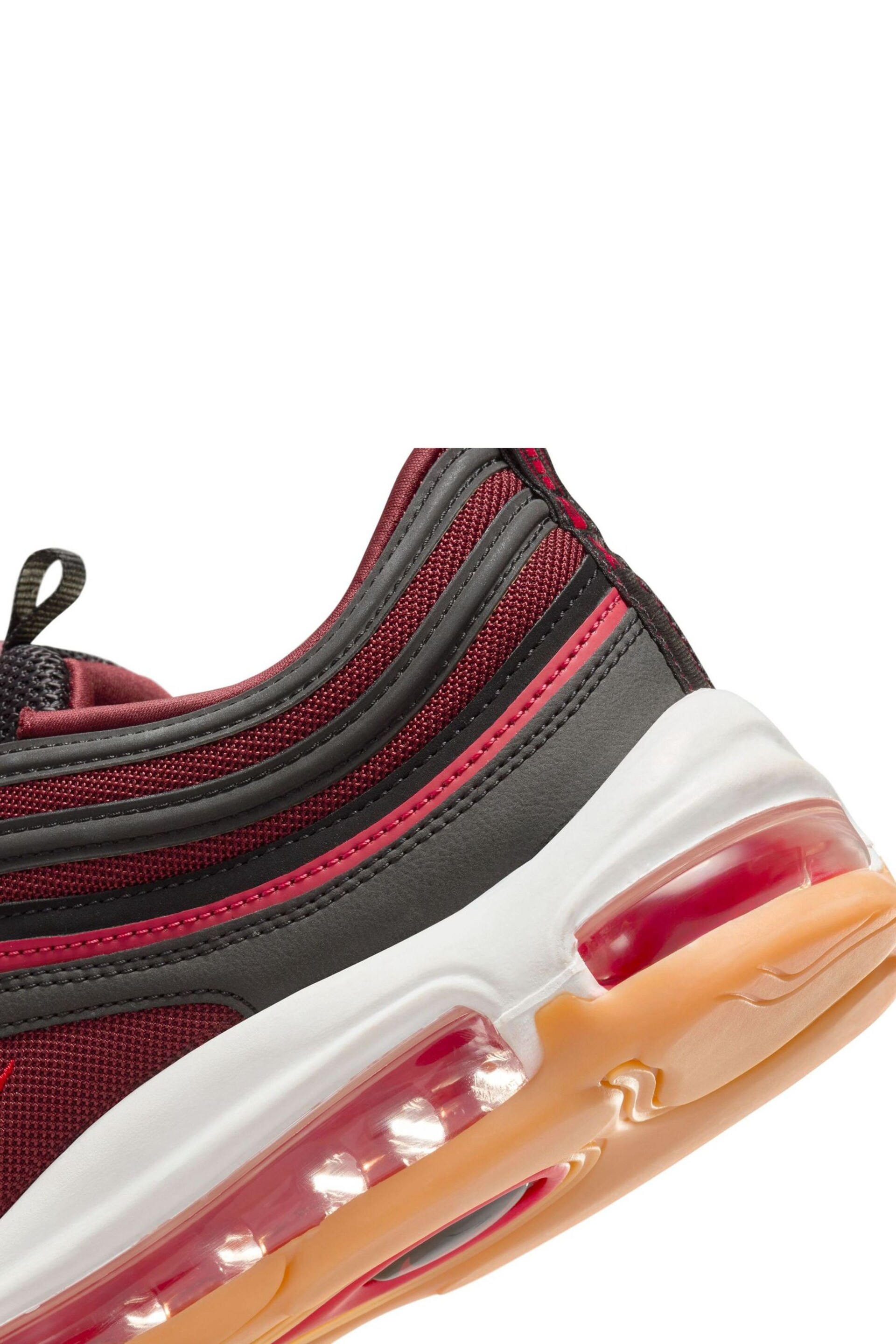 Nike Red/Black Air Max 97 Trainers - Image 10 of 11