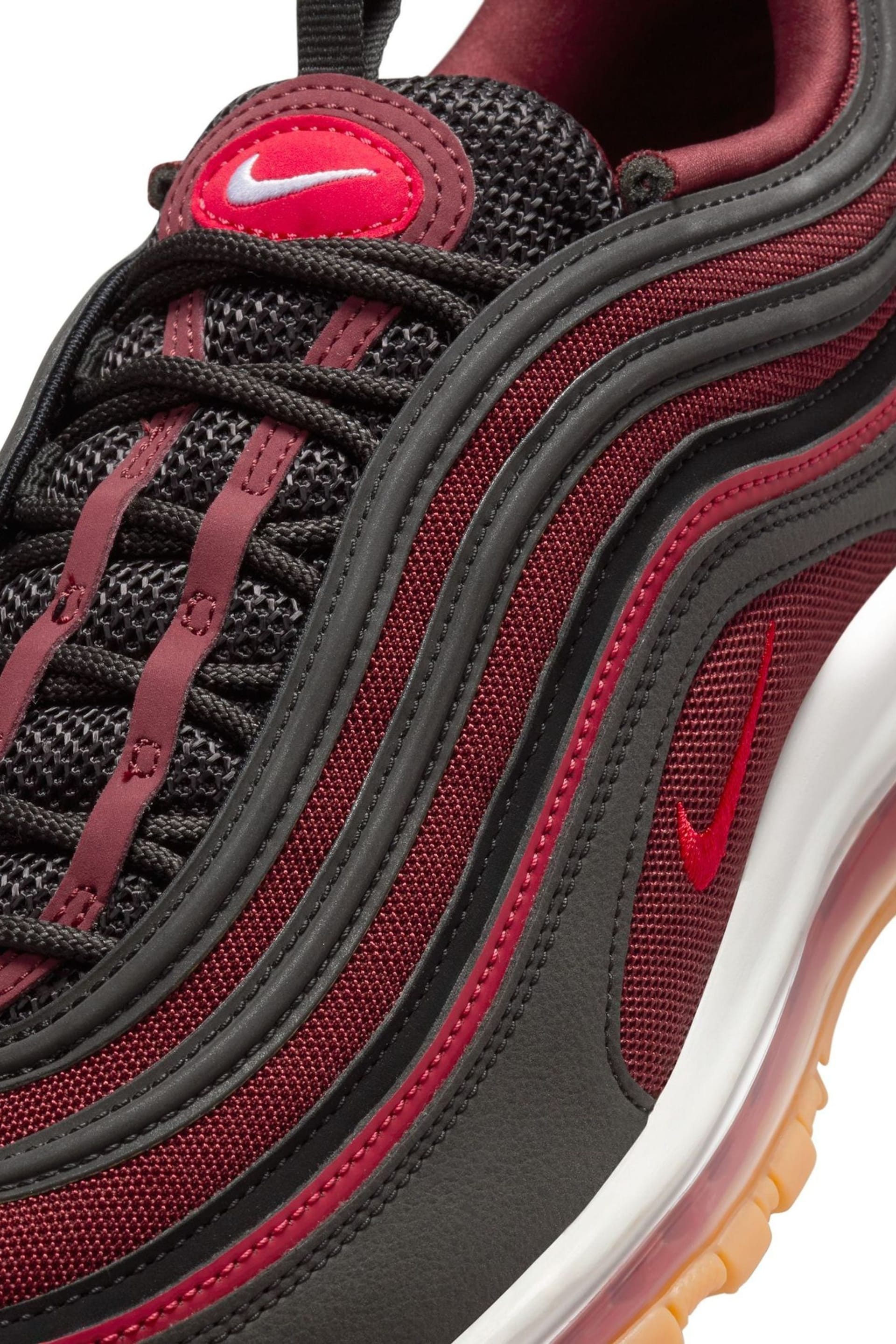 Nike Red/Black Air Max 97 Trainers - Image 11 of 11