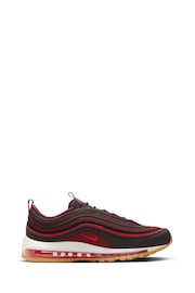Nike Red/Black Air Max 97 Trainers - Image 3 of 11