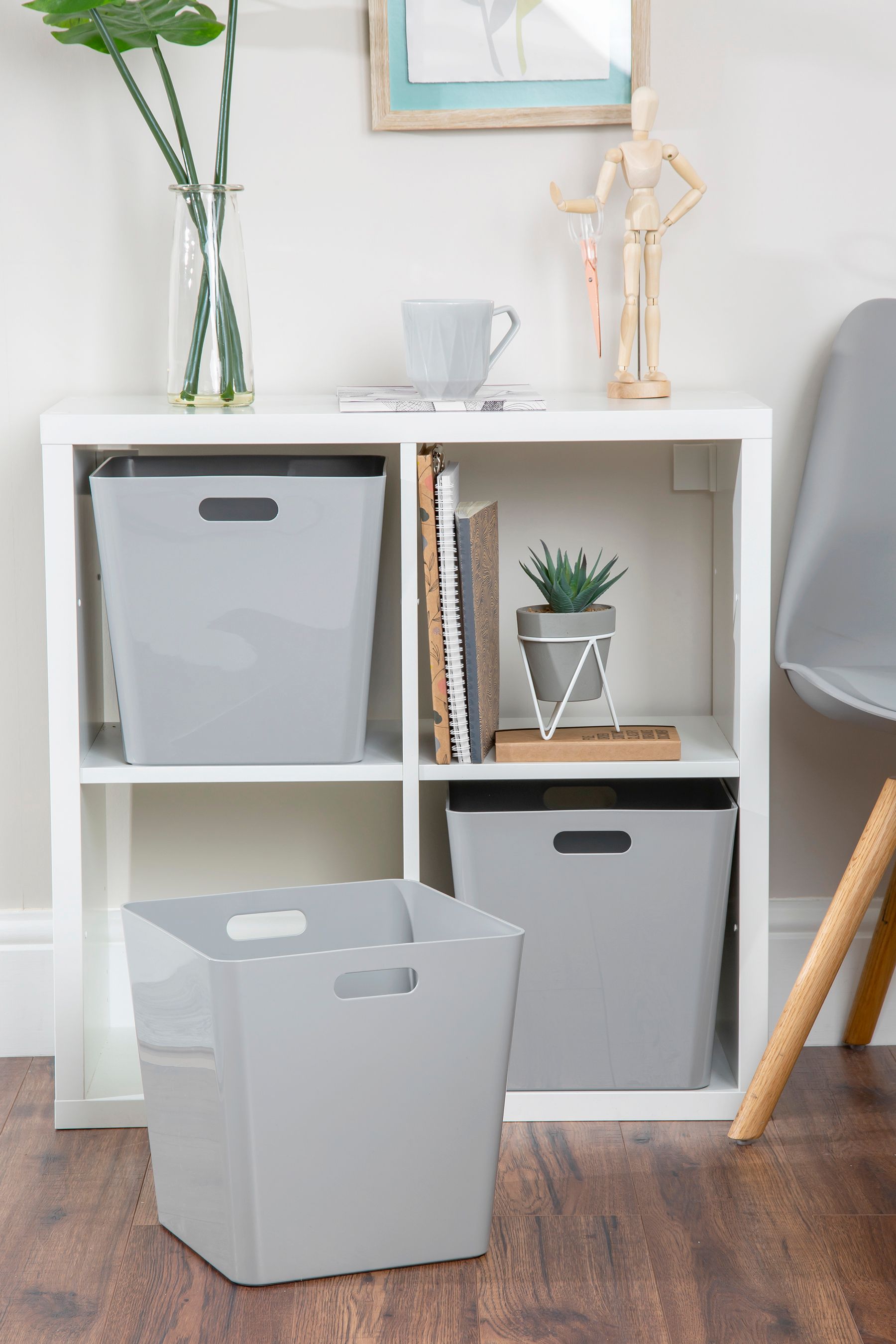 Cube storage unit with baskets sale