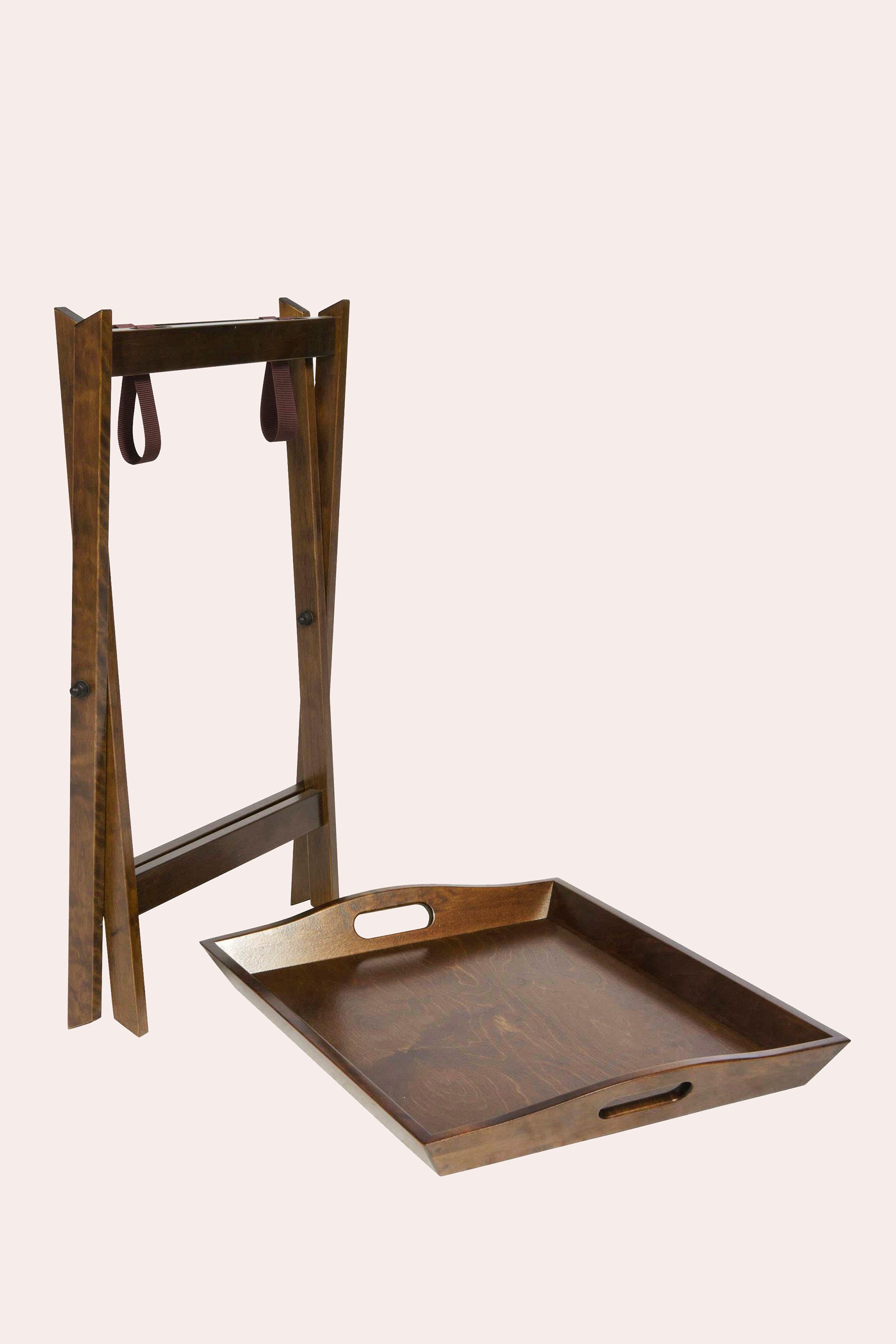 Laura Ashley Dark Chestnut Garrat Butler s Tray