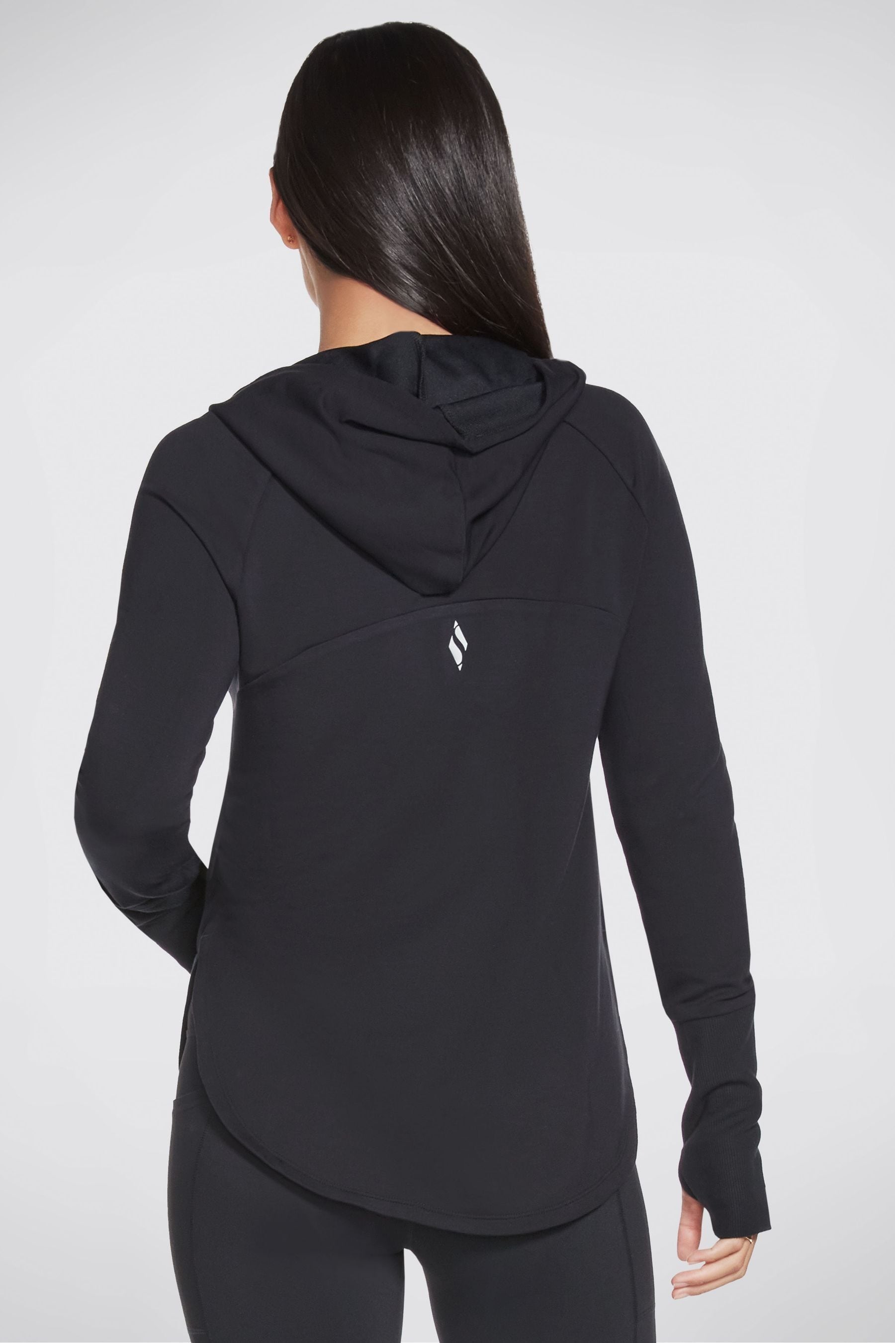 Skechers hoodie store black