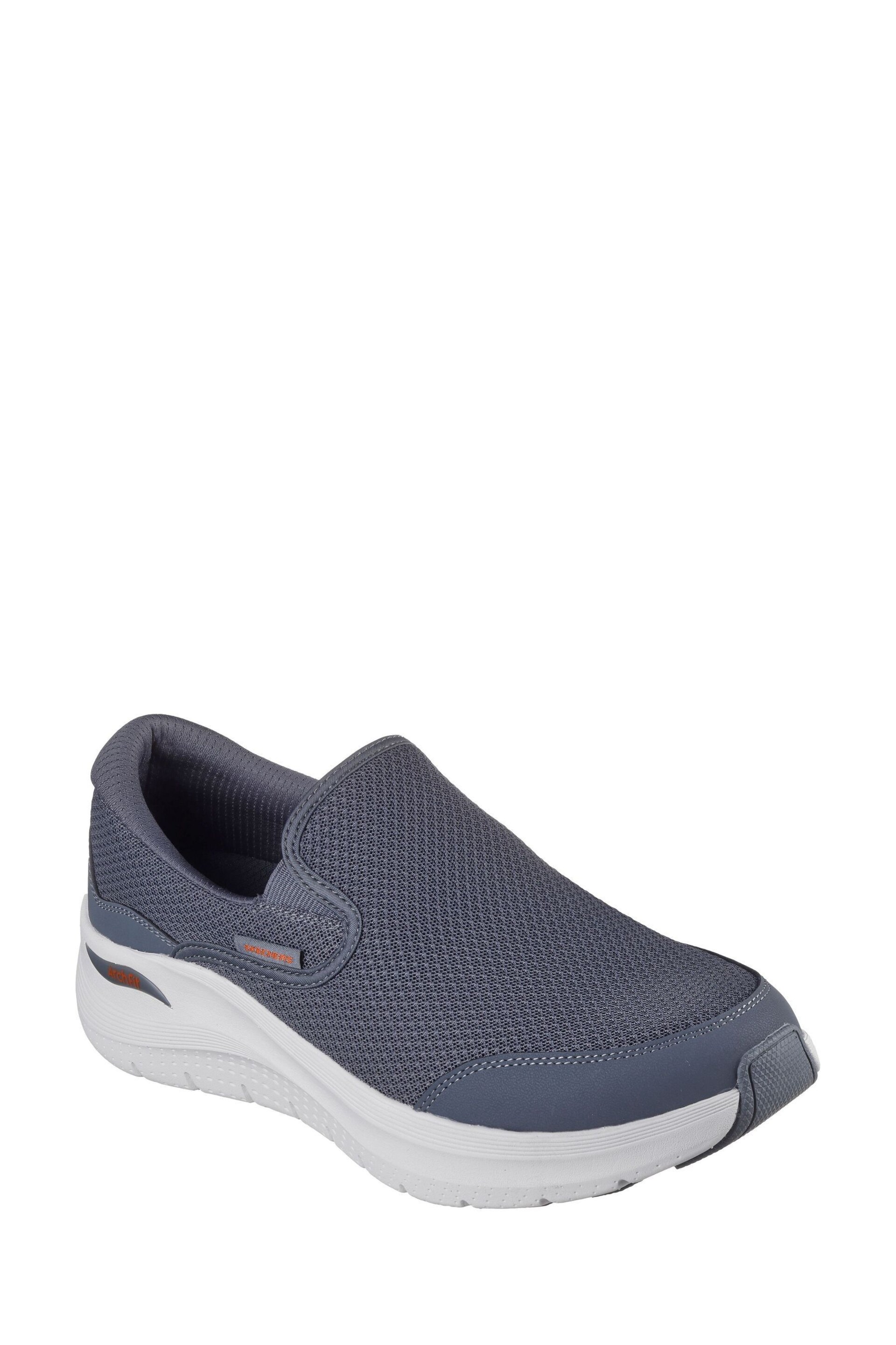 Skechers Grey Arch Fit 2.0 Vallo Trainers - Image 3 of 5