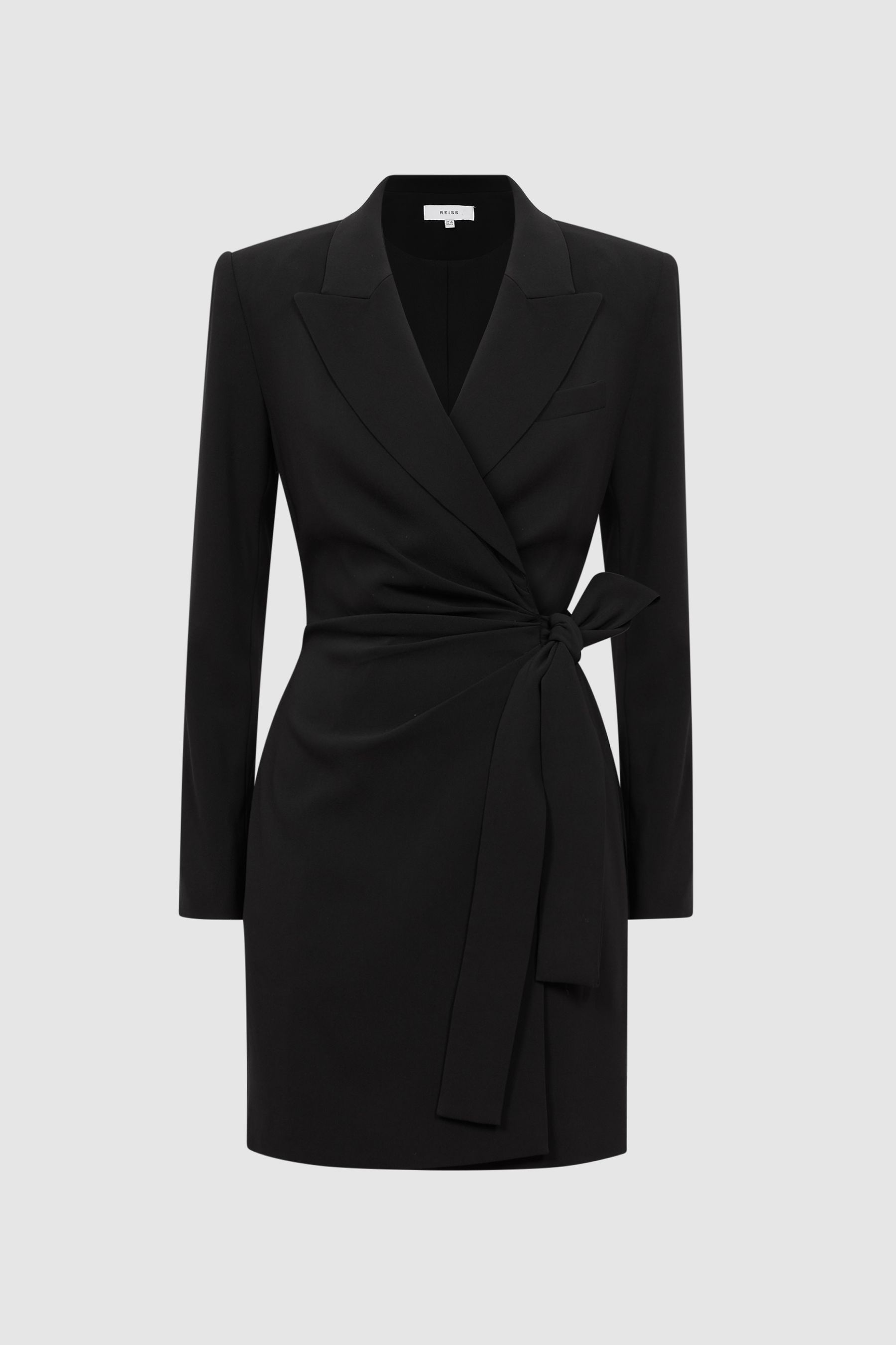 Buy Reiss Black Peyton Fitted Double Breasted Mini Dress from Next Luxembourg