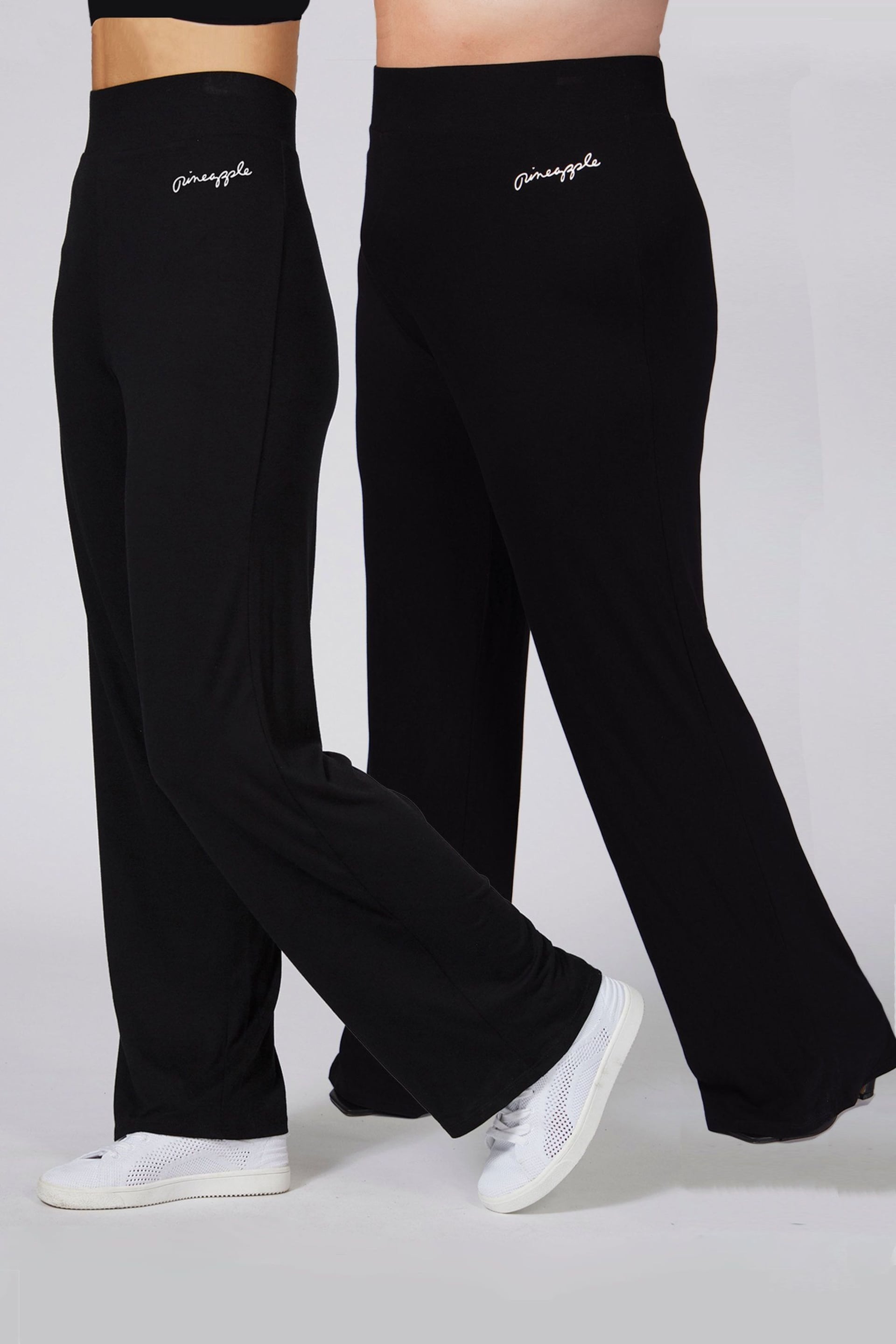 Pineapple Black Viscose Jersey Trousers - Image 2 of 3