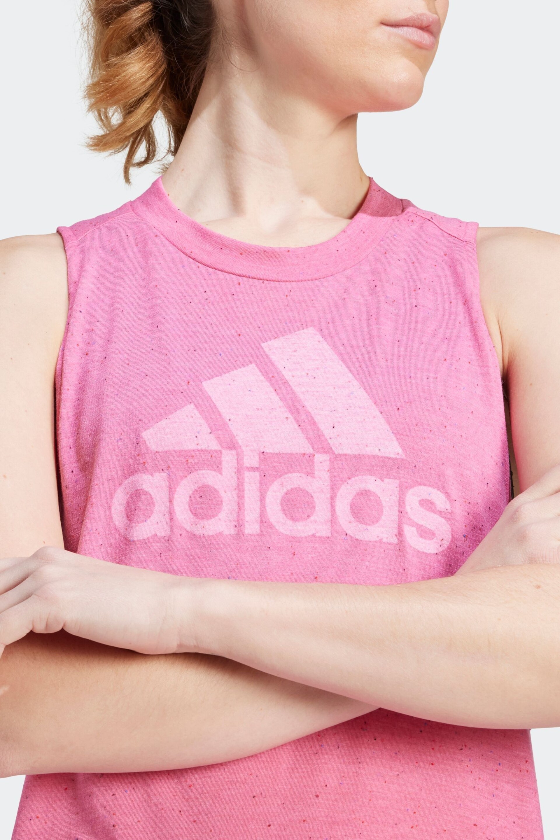 adidas Purple Sportswear Future Icons Winners 3.0 Tank Top - Image 5 of 7