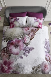 Laurence Llewelyn-Bowen Pink Mayfair Lady Large Floral Duvet Cover and Pillowcase Set - Image 2 of 4