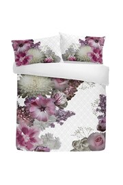 Laurence Llewelyn-Bowen Pink Mayfair Lady Large Floral Duvet Cover and Pillowcase Set - Image 4 of 4